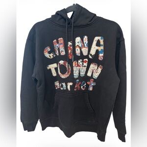 Chinatown Market Patchwork Hoodie Black Size M